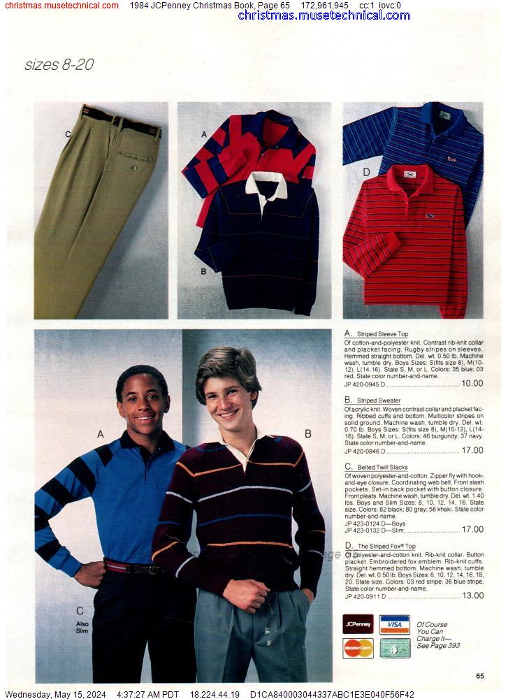 1984 JCPenney Christmas Book, Page 65