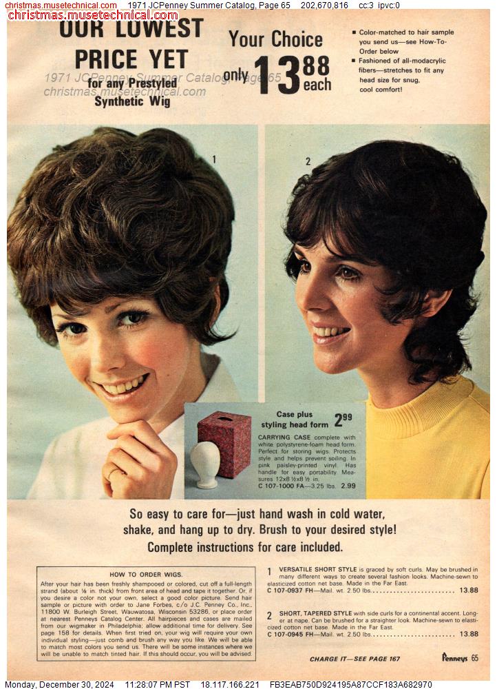 1971 JCPenney Summer Catalog, Page 65