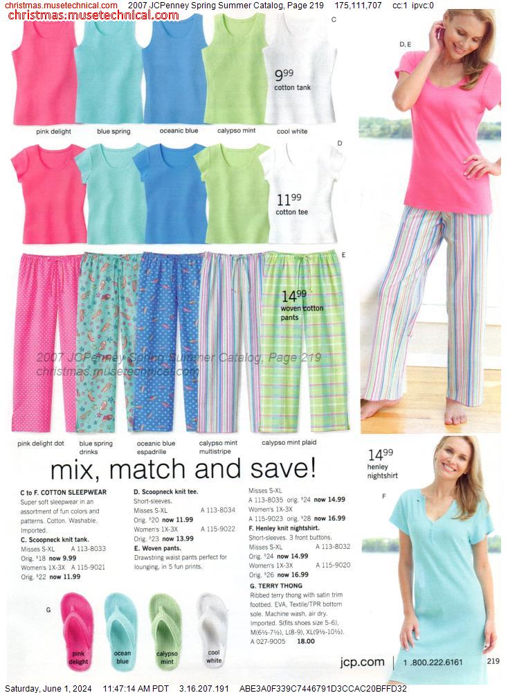 2007 JCPenney Spring Summer Catalog, Page 219