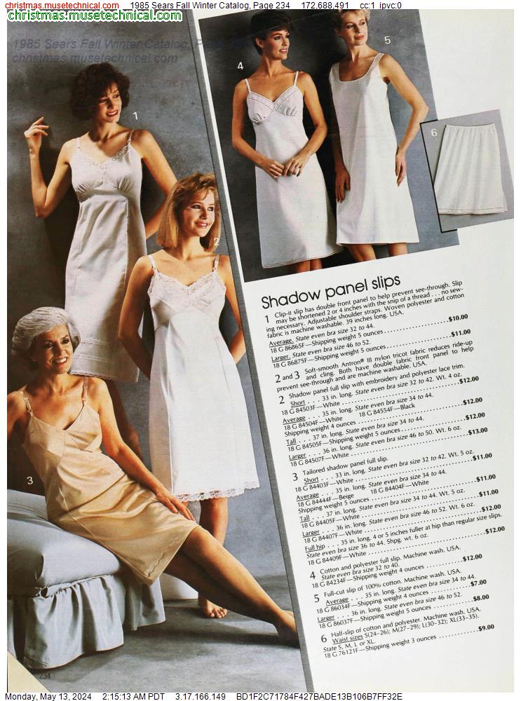 1985 Sears Fall Winter Catalog, Page 234