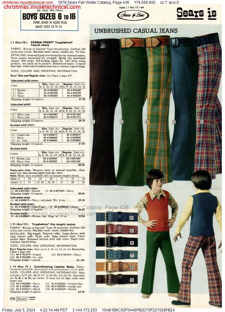 1976 Sears Fall Winter Catalog, Page 436