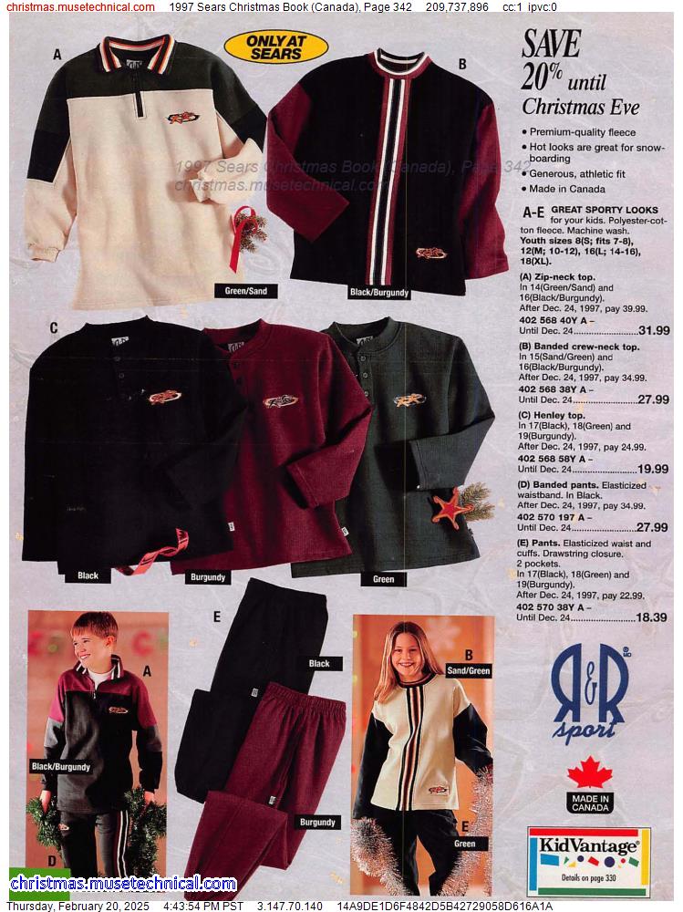 1997 Sears Christmas Book (Canada), Page 342