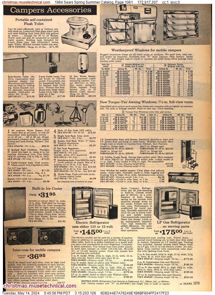 1964 Sears Spring Summer Catalog, Page 1061