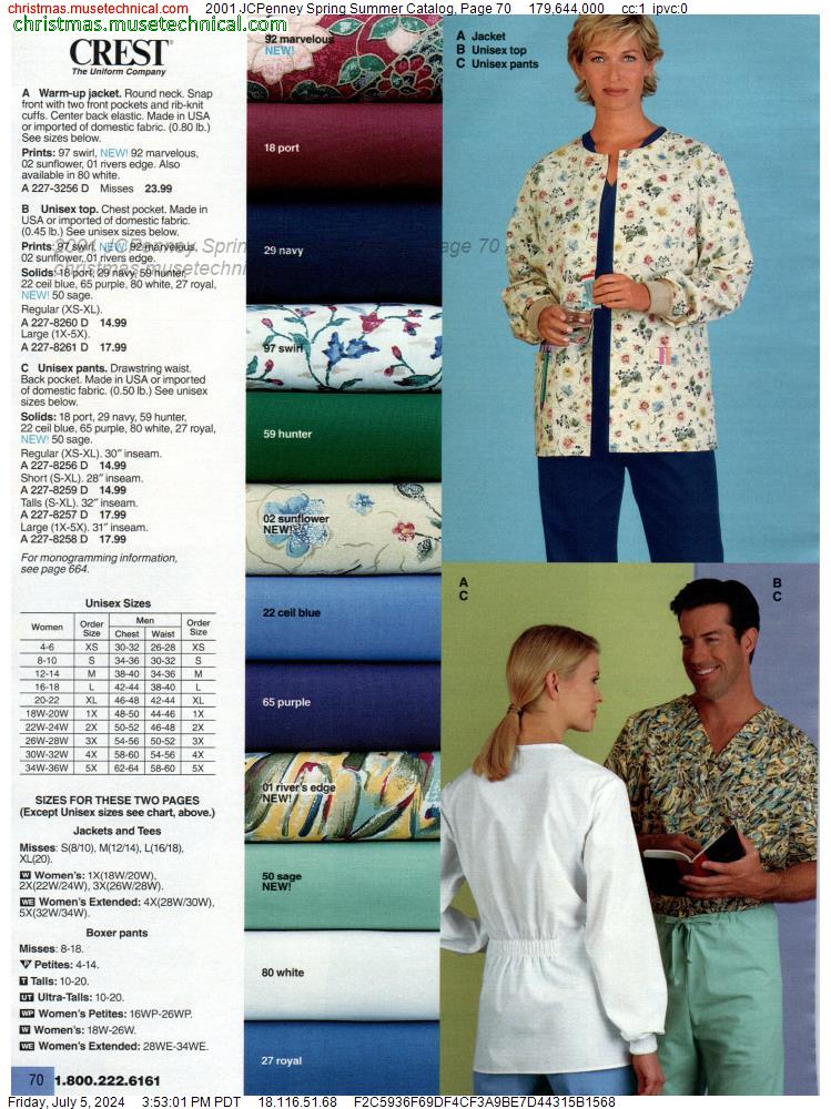 2001 JCPenney Spring Summer Catalog, Page 70
