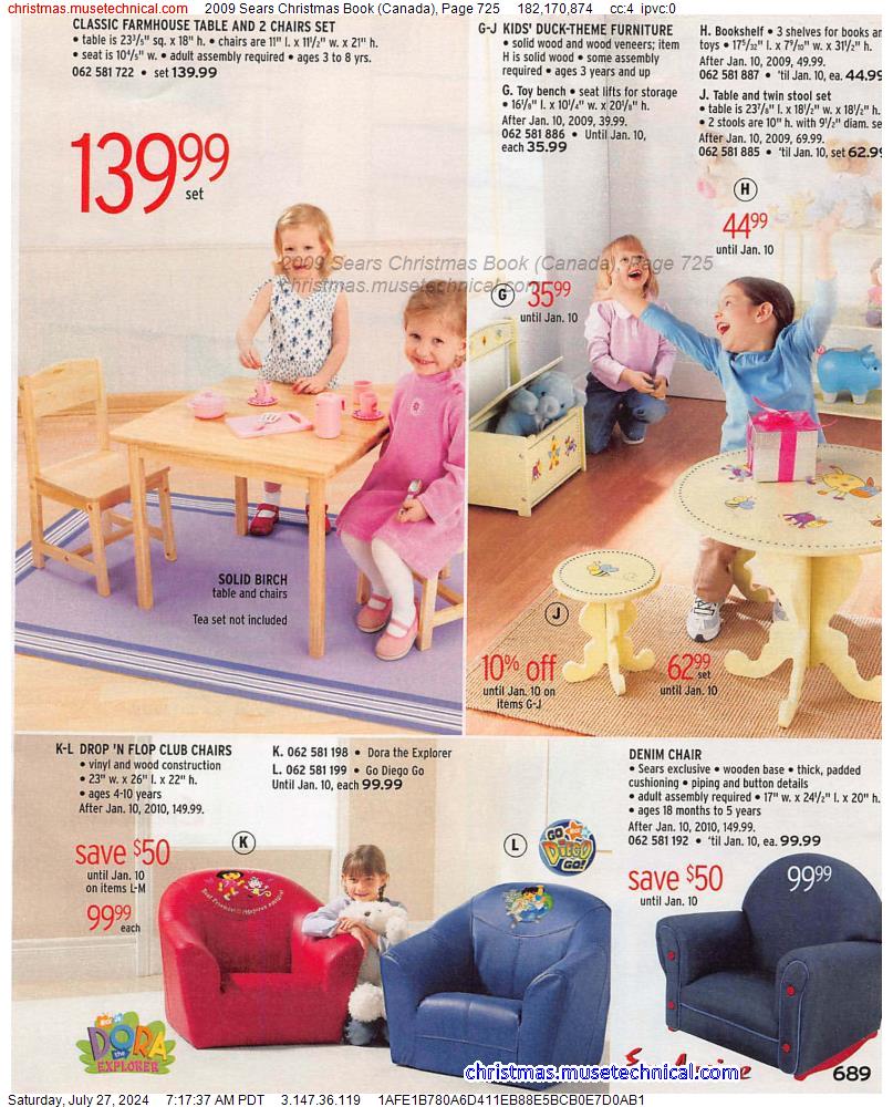 2009 Sears Christmas Book (Canada), Page 725