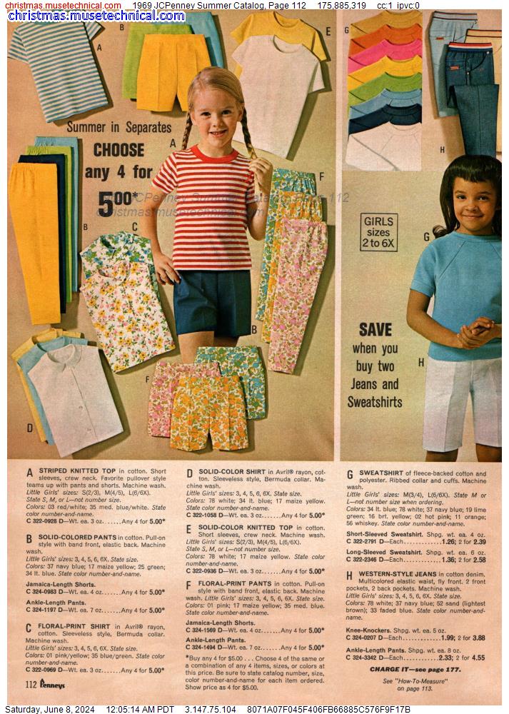 1969 JCPenney Summer Catalog, Page 112