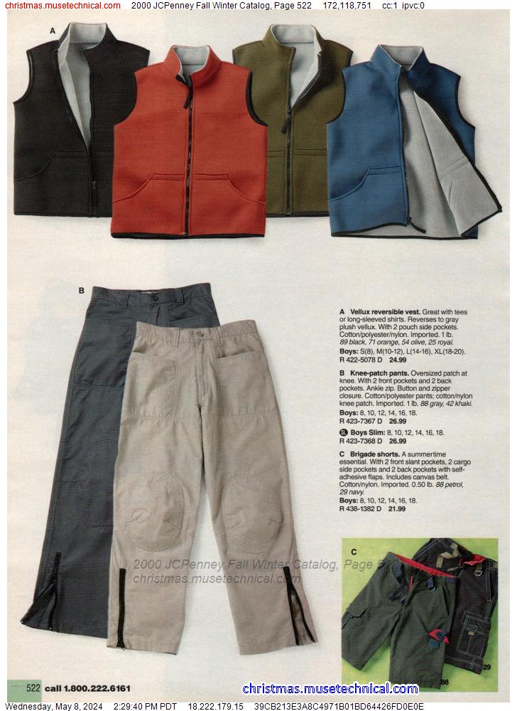 2000 JCPenney Fall Winter Catalog, Page 522