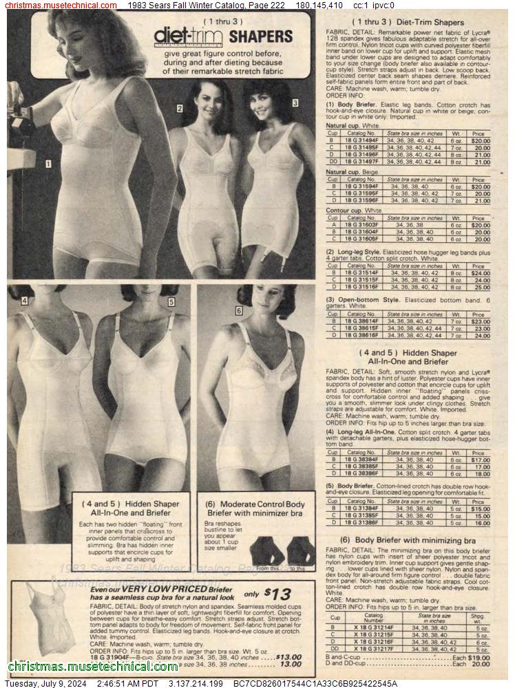 1983 Sears Fall Winter Catalog, Page 222