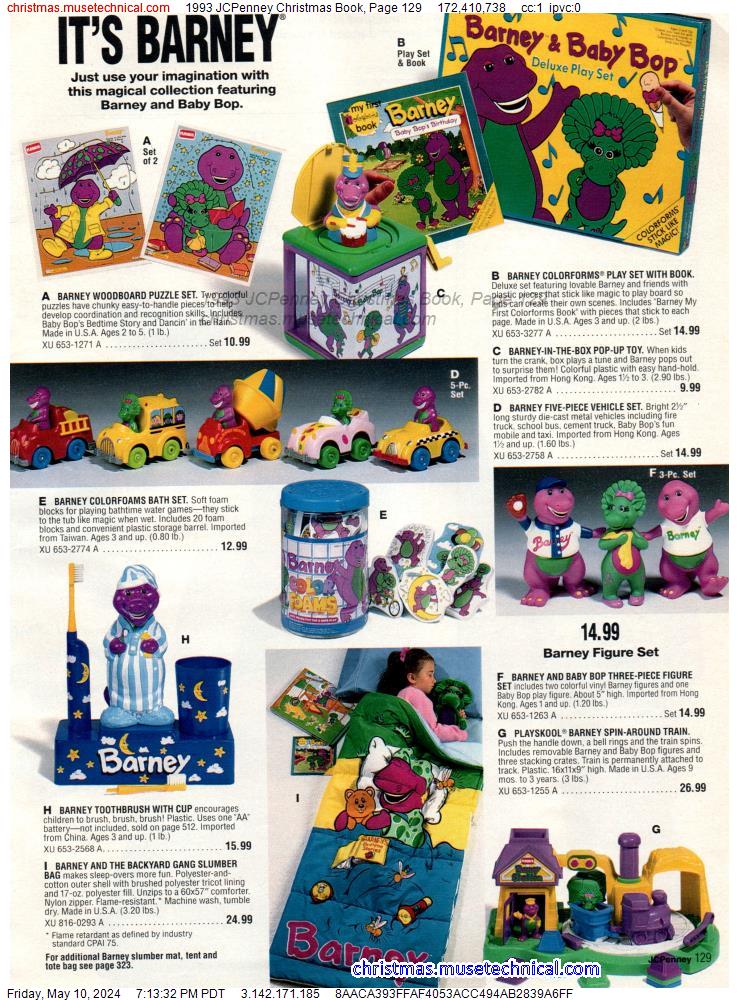 1993 JCPenney Christmas Book, Page 129