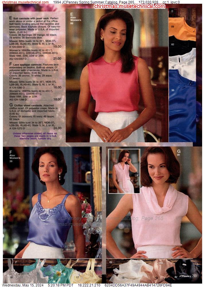 1994 JCPenney Spring Summer Catalog, Page 265