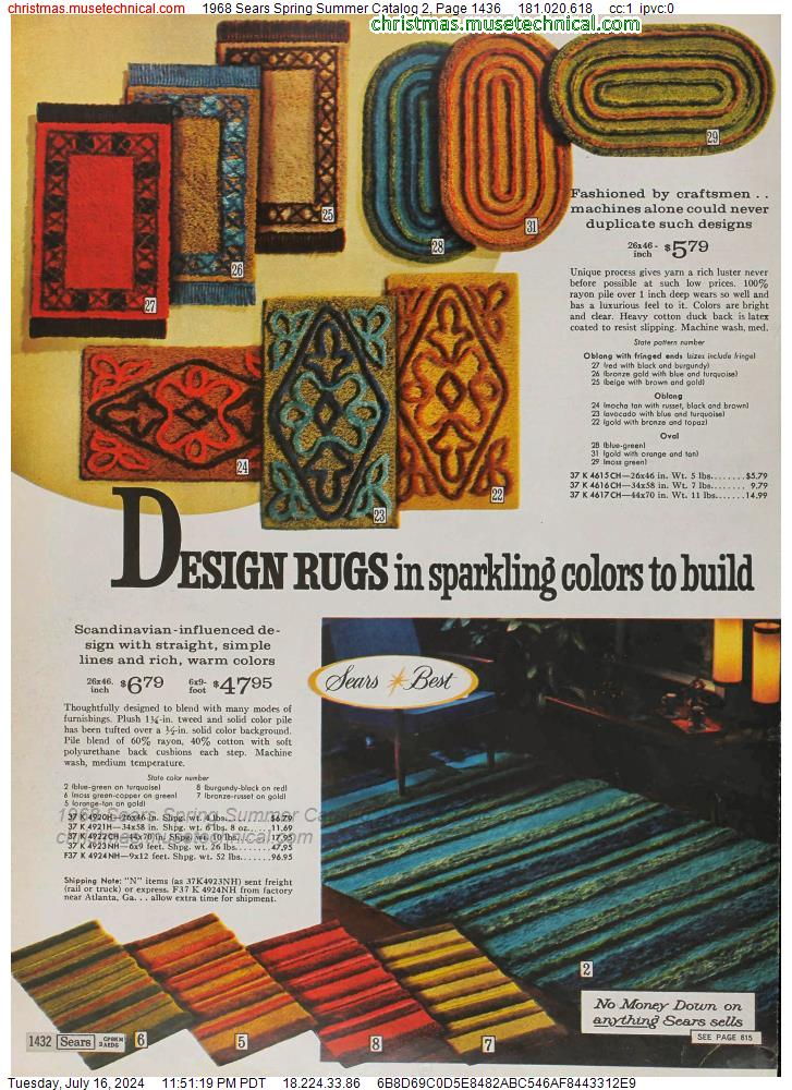 1968 Sears Spring Summer Catalog 2, Page 1436