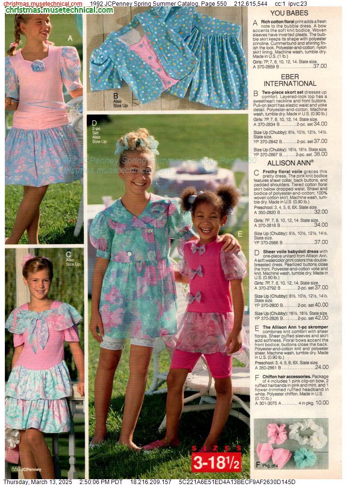 1992 JCPenney Spring Summer Catalog, Page 550