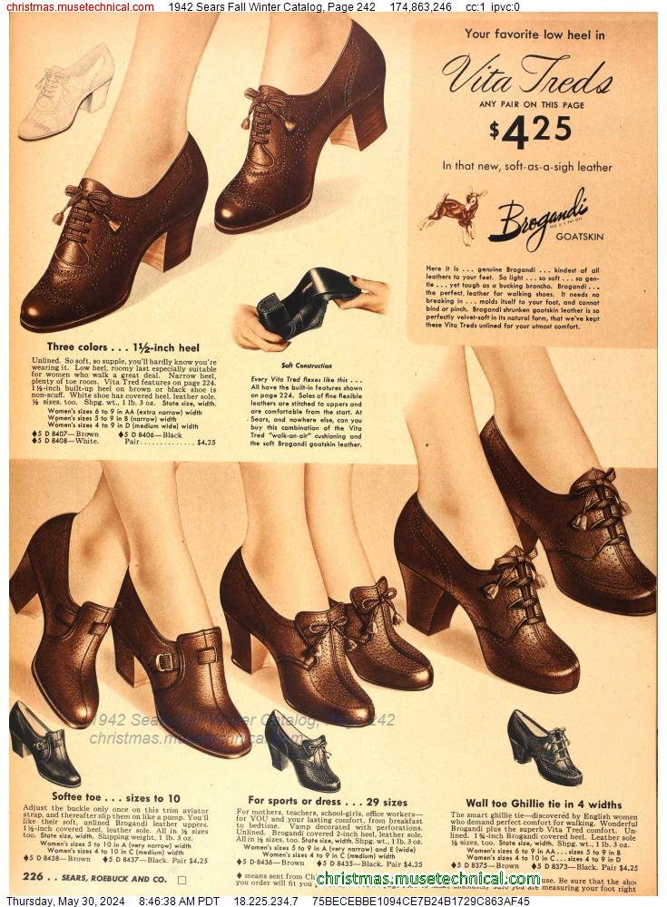 1942 Sears Fall Winter Catalog, Page 242