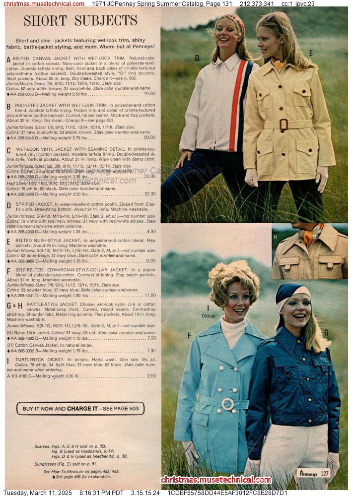 1971 JCPenney Spring Summer Catalog, Page 131