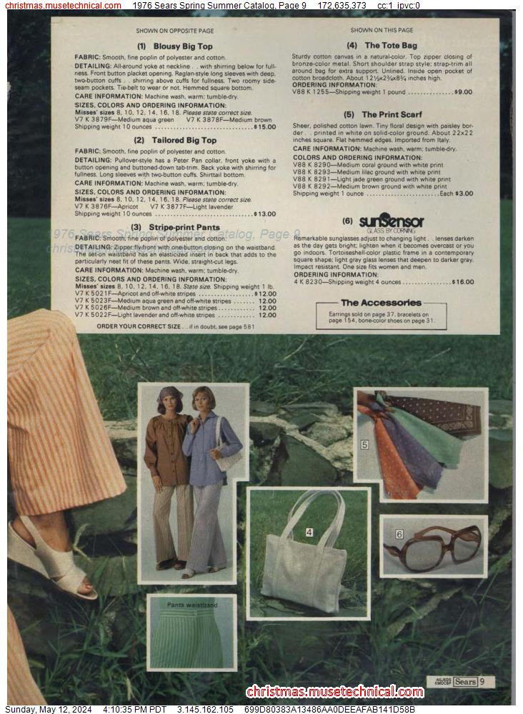 1976 Sears Spring Summer Catalog, Page 9