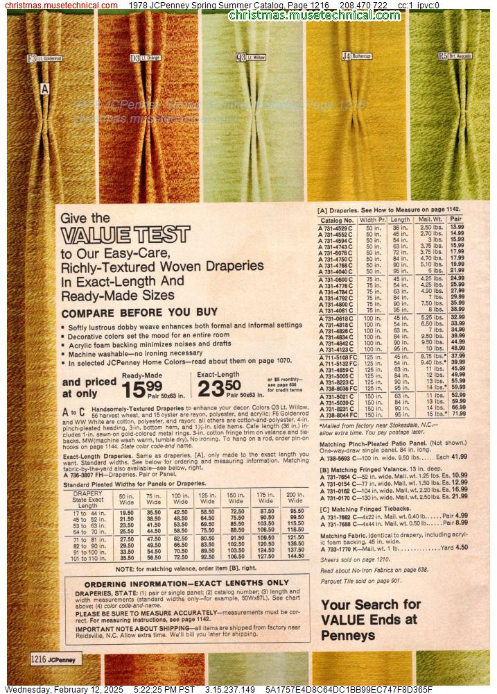 1978 JCPenney Spring Summer Catalog, Page 1216