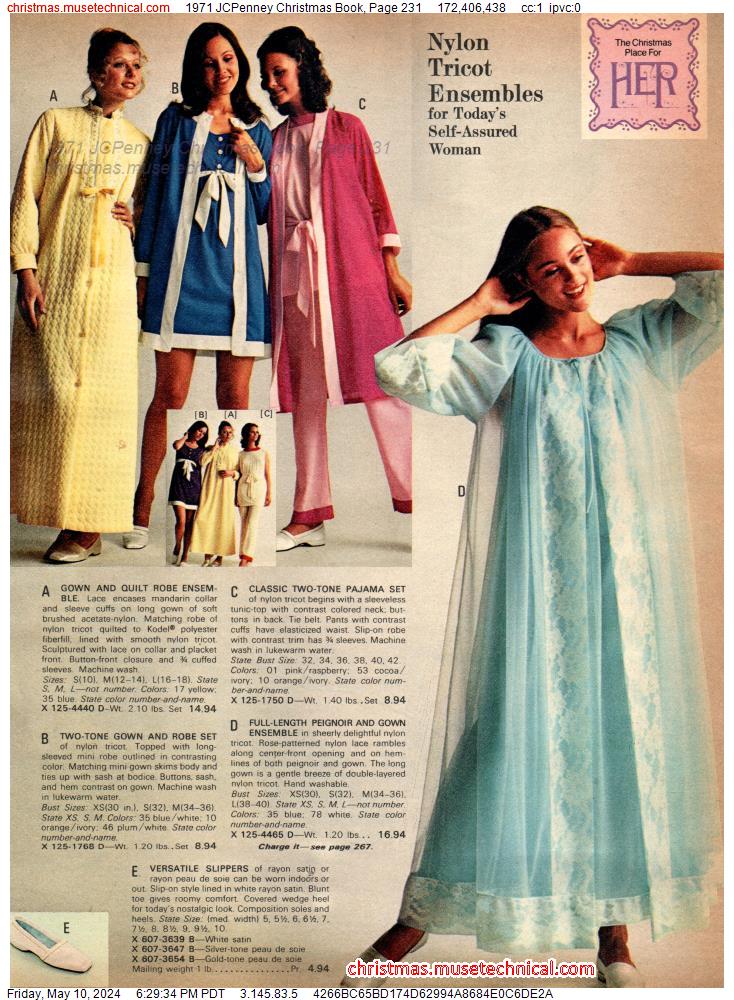 1971 JCPenney Christmas Book, Page 231