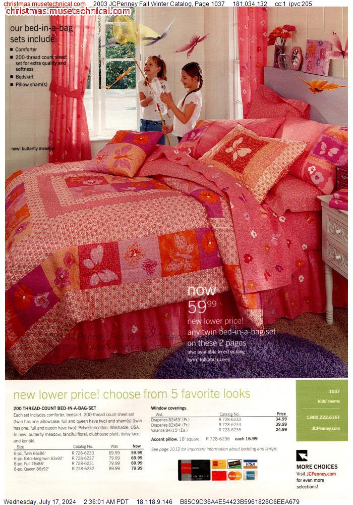 2003 JCPenney Fall Winter Catalog, Page 1037