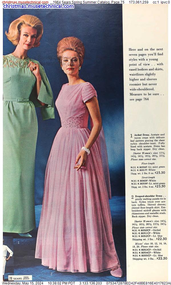 1964 Sears Spring Summer Catalog, Page 75