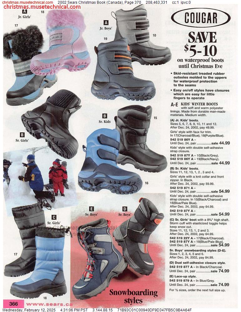 2002 Sears Christmas Book (Canada), Page 370