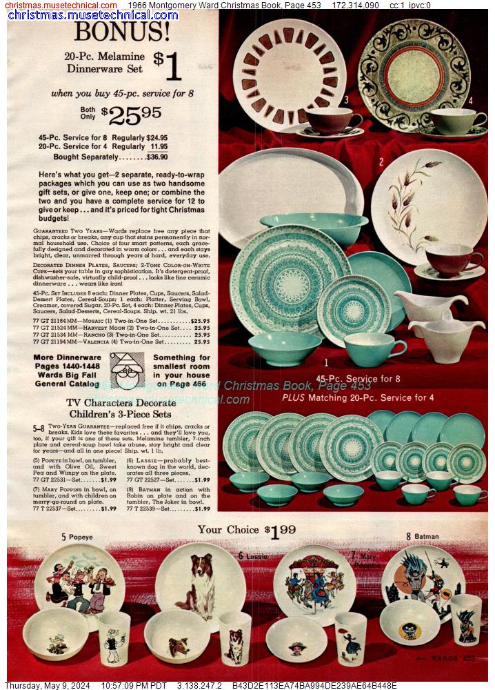 1966 Montgomery Ward Christmas Book, Page 453