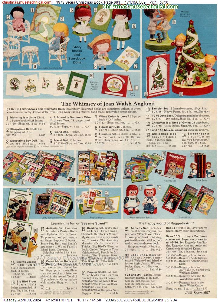 1973 Sears Christmas Book, Page 601