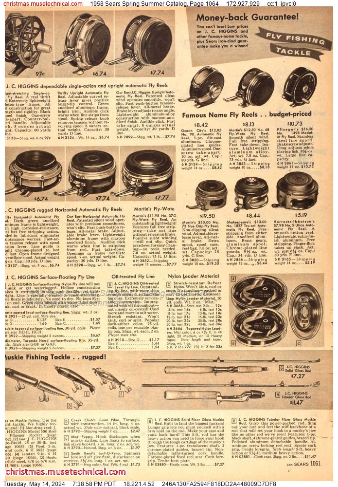 1958 Sears Spring Summer Catalog, Page 1064