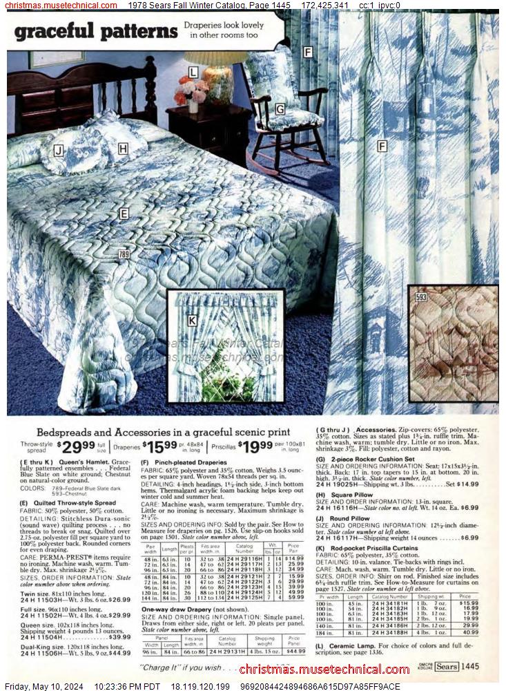 1978 Sears Fall Winter Catalog, Page 1445