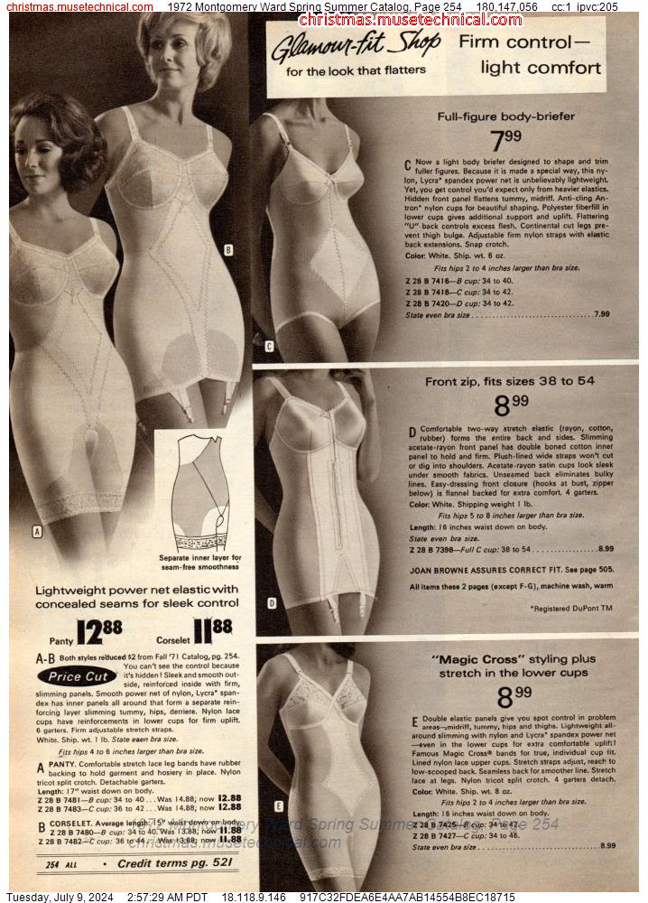 1972 Montgomery Ward Spring Summer Catalog, Page 254