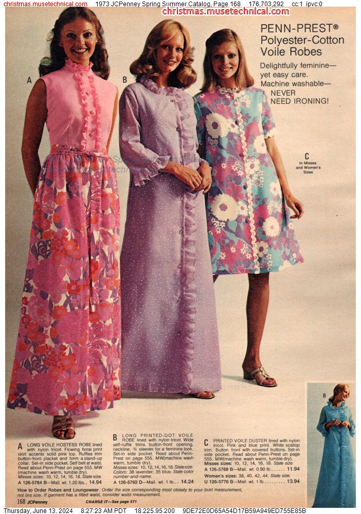 1973 JCPenney Spring Summer Catalog, Page 168
