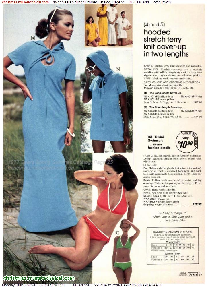 1977 Sears Spring Summer Catalog, Page 25