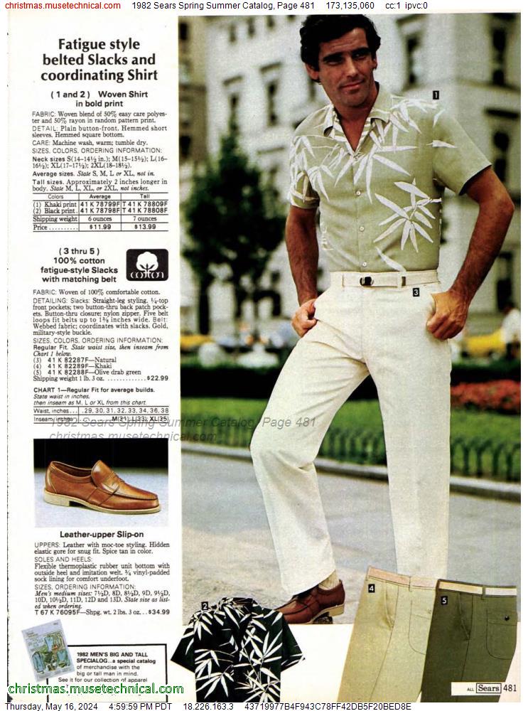 1982 Sears Spring Summer Catalog, Page 481