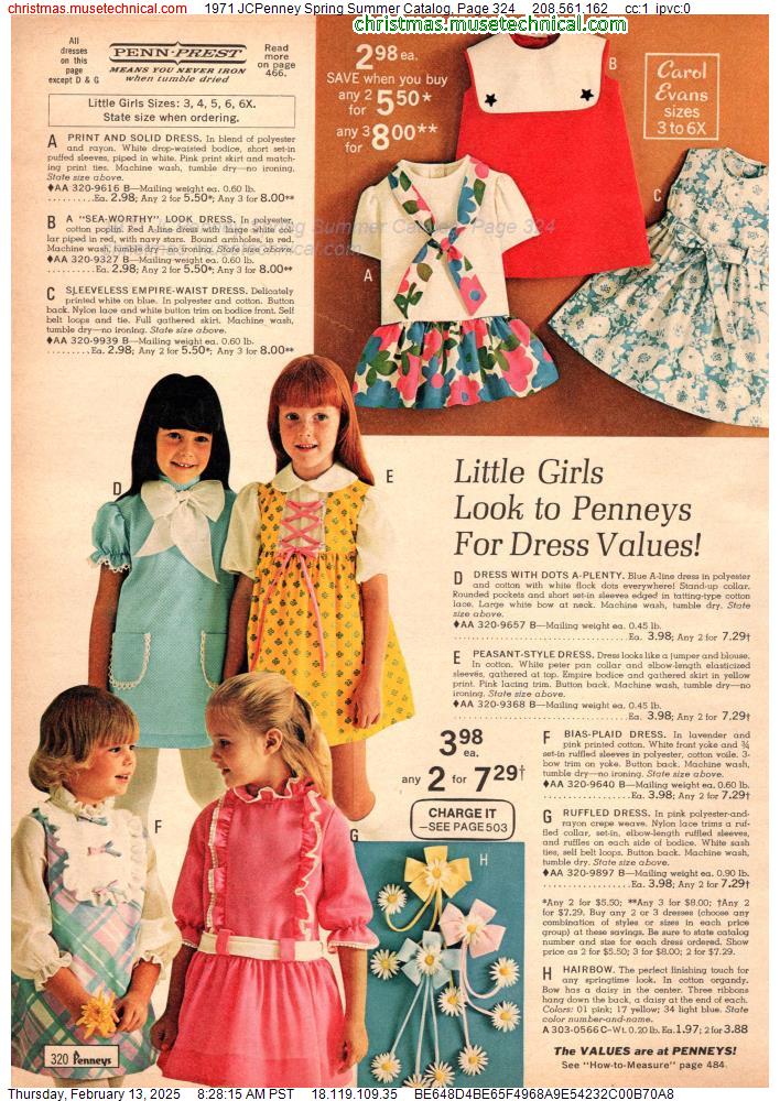 1971 JCPenney Spring Summer Catalog, Page 324