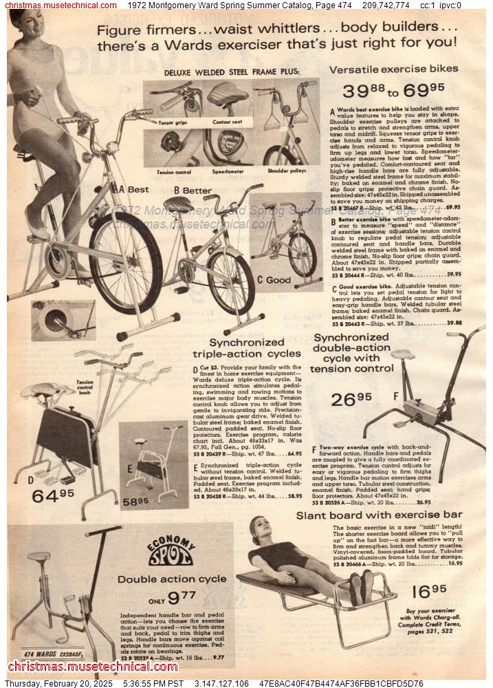 1972 Montgomery Ward Spring Summer Catalog, Page 474