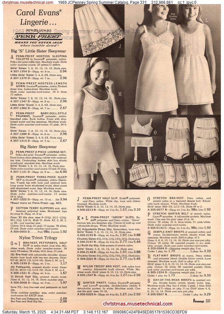 1969 JCPenney Spring Summer Catalog, Page 331