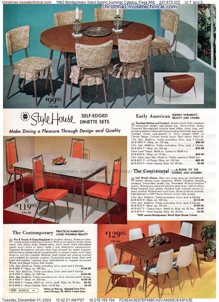 1963 Montgomery Ward Spring Summer Catalog, Page 666