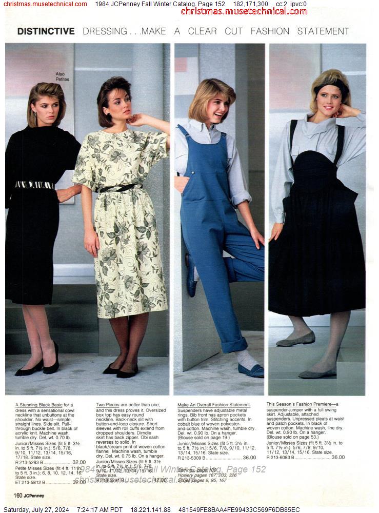 1984 JCPenney Fall Winter Catalog, Page 152