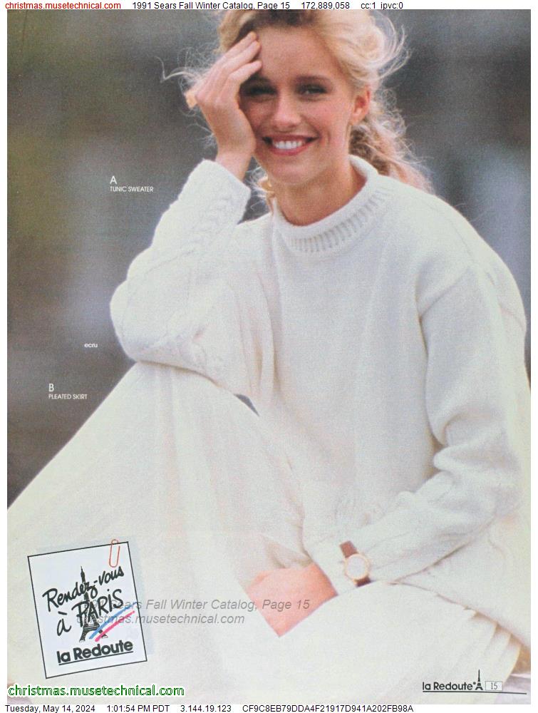1991 Sears Fall Winter Catalog, Page 15