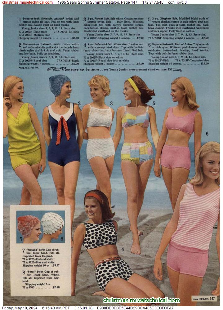 1965 Sears Spring Summer Catalog, Page 147