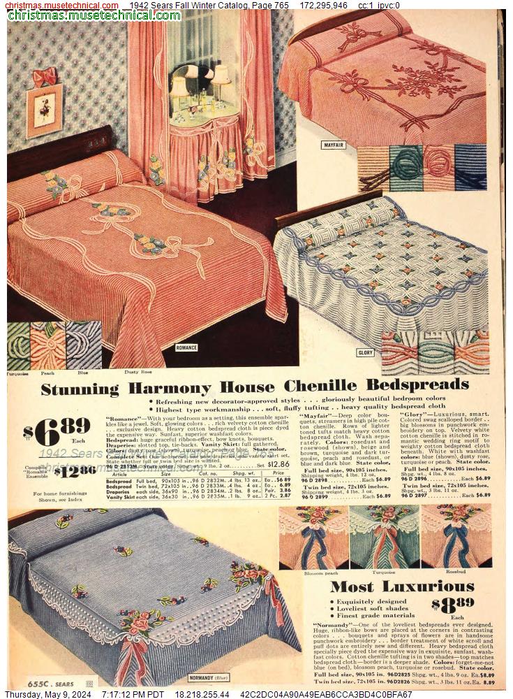 1942 Sears Fall Winter Catalog, Page 765