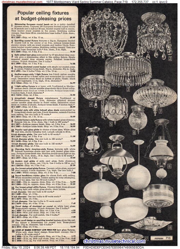 1977 Montgomery Ward Spring Summer Catalog, Page 719