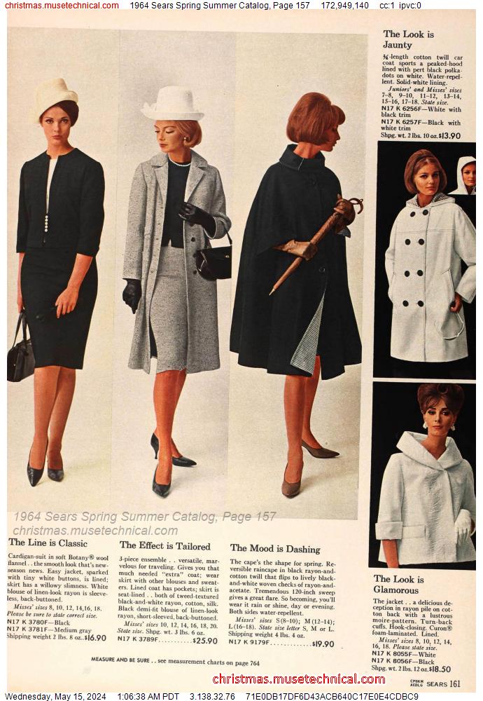 1964 Sears Spring Summer Catalog, Page 157