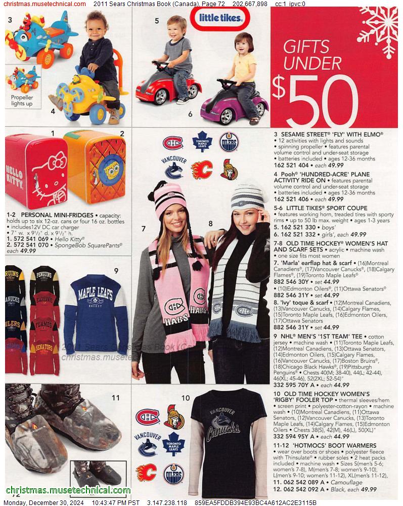 2011 Sears Christmas Book (Canada), Page 72