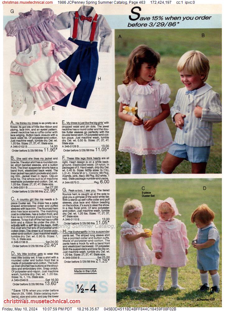 1986 JCPenney Spring Summer Catalog, Page 463