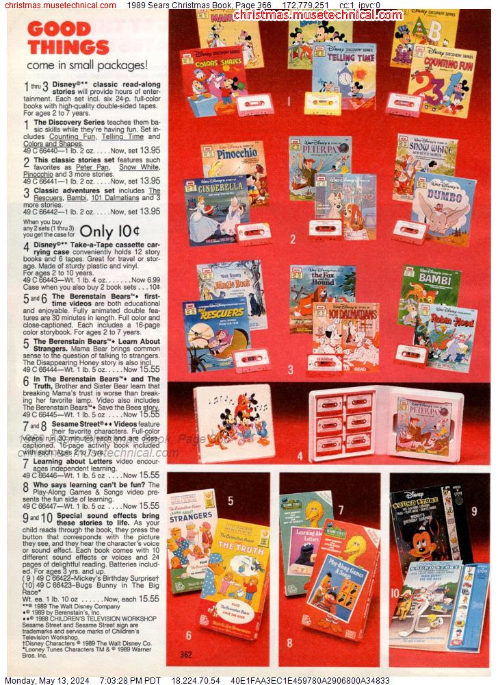 1989 Sears Christmas Book, Page 366