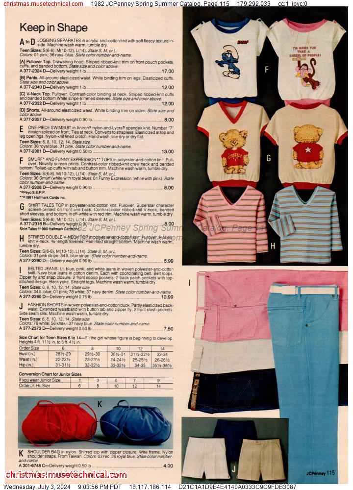 1982 JCPenney Spring Summer Catalog, Page 115