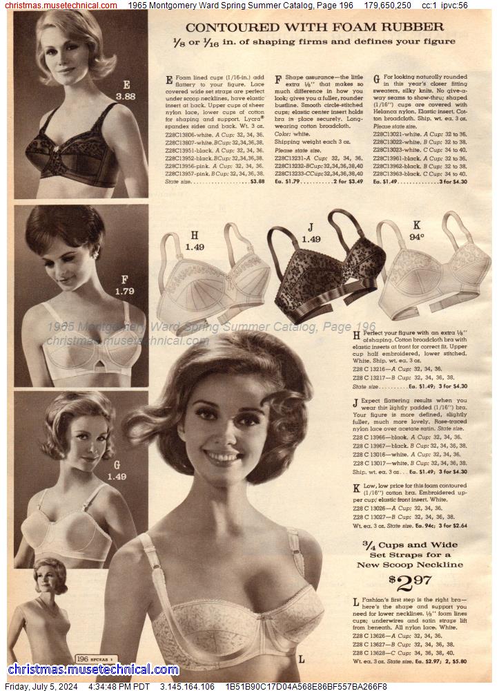 1965 Montgomery Ward Spring Summer Catalog, Page 196