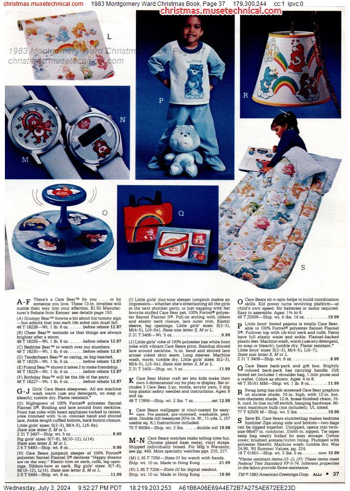 1983 Montgomery Ward Christmas Book, Page 37