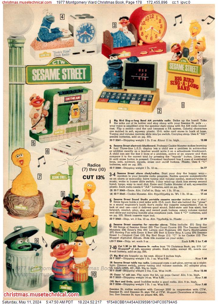 1977 Montgomery Ward Christmas Book, Page 178