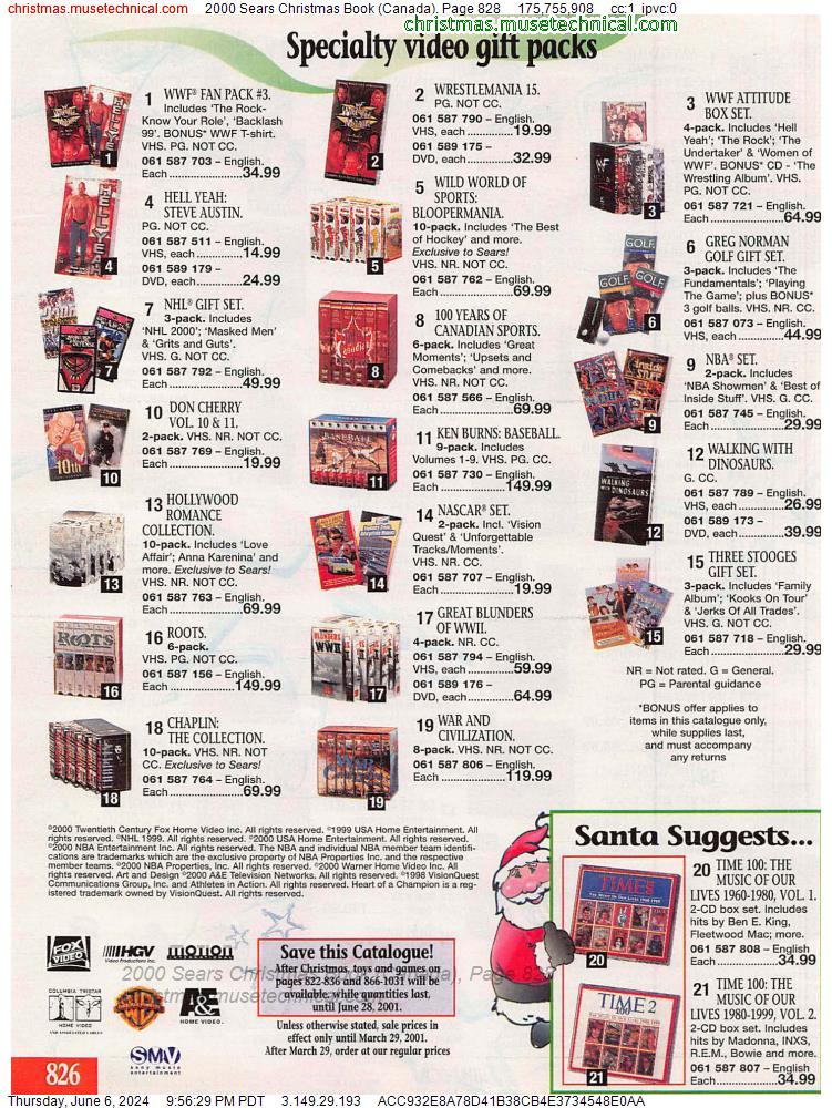 2000 Sears Christmas Book (Canada), Page 828